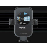 Mobilholder | Mobilholder m. Trådløs Oplader til Bil - 15W - YESIDO® - DELUXECOVERS.DK