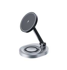 Ladestation / Trådløs oplader | MagSafe 2-i-1 Ladestation til iPhone & AirPods - NX-Tech™ - DELUXECOVERS.DK