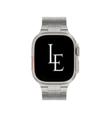 Apple Watch (38/40/SE/41mm) - L'Empiri™ X36 Ægte Titanium Rem - Sølv