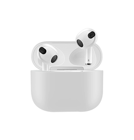 Airpods 3 | AirPods 3 | Simple Silikone Beskyttelse Cover - Hvid - DELUXECOVERS.DK
