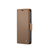 iPhone 14 Pro Max | iPhone 14 Pro Max - CaseMe™ Neo Læder Cover / Pung - Brun - DELUXECOVERS.DK
