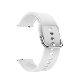 Samsung Galaxy Watch FE | Samsung Galaxy Watch FE (40mm) - PRO+ Silikone Rem - Hvid - DELUXECOVERS.DK