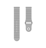 Samsung Galaxy Watch FE | Samsung Galaxy Watch FE (40mm) - Valence™ Wave Silikone Rem - Grå - DELUXECOVERS.DK