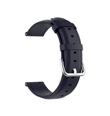 Samsung Galaxy Watch FE | Samsung Galaxy Watch FE (40mm) - ADENA™ Round Tail Læder Urrem - Navy - DELUXECOVERS.DK