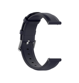Samsung Galaxy Watch FE | Samsung Galaxy Watch FE (40mm) - ADENA™ Round Tail Læder Urrem - Navy - DELUXECOVERS.DK