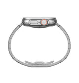 Apple Watch 42mm | Apple Watch (42/44/SE/45/46/49mm) - L'Empiri™ Nexus Rustfri Stålrem - Sølv - DELUXECOVERS.DK