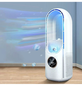 Gadgets | LUX™ Ventilator/Luftfugter m. LED-Lys - Hvid - DELUXECOVERS.DK
