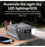 Powerbank | KONFULON®| 22.5W Hurtig oplader Powerbank 100.000 mAh - Grå - DELUXECOVERS.DK