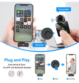 Mikrofon | PULUZ™ - Professionel Trådløs Mikrofon til iPhone 2 Stk. - Sort - DELUXECOVERS.DK