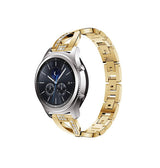 Samsung Galaxy Watch FE | Samsung Galaxy Watch FE (40mm) - Diamant Rustfrit Stål Dame Urrem - Guld - DELUXECOVERS.DK