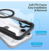 iPhone 16 Plus | iPhone 16 Plus - DUX DUCIS 2-i-1 Cover M. MagSafe - Sort - DELUXECOVERS.DK