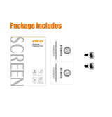 iPhone Beskyttelsesglas | iPhone 15 - Enkay™ Kameralinse Beskyttelseglas - Sort - DELUXECOVERS.DK
