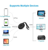 Gadgets | MiraScreen G2-4 - HDMI TV/Film Streamer Cast - Sort - DELUXECOVERS.DK