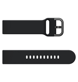 Samsung Galaxy Watch FE | Samsung Galaxy Watch FE (40mm) - PRO+ Silikone Rem - Sort - DELUXECOVERS.DK