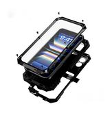 iPhone 16 Plus | <AAA>iPhone 16 Plus - R-JUST™ Safeguard Vandtæt 360° Cover - Sort - DELUXECOVERS.DK