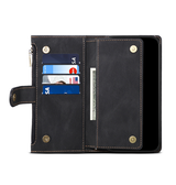iPhone 16 | iPhone 16 - ESEBLE™ Læder Cover Etui M. Pung - Sort - DELUXECOVERS.DK