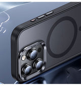 iPhone 15 Pro Max | <AAA>iPhone 15 Pro Max - BENKS® Skin Feel MagSafe Cover - Mørkegrå - DELUXECOVERS.DK