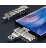 USB Nøgle | Lenovo® Thinkplus | USB-A & USB-C Nøgle - (128 GB) - DELUXECOVERS.DK