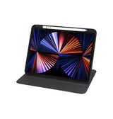 iPad Air 6 11" 2024 | iPad Air 11" (2024/2025) - Akrylisk 360° Cover m. Stander - Sort - DELUXECOVERS.DK