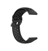 Samsung Galaxy Watch FE | Samsung Galaxy Watch FE (40mm) - 4Run™ Silikone Løbe Sportsrem - Sort - DELUXECOVERS.DK