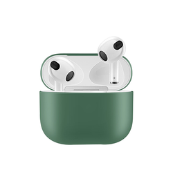Airpods 3 | AirPods 3 | Simple Silikone Beskyttelse Cover - Grøn - DELUXECOVERS.DK