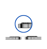 iPhone Beskyttelsesglas | iPhone 15 - Enkay™ Kameralinse Beskyttelseglas - Sort - DELUXECOVERS.DK