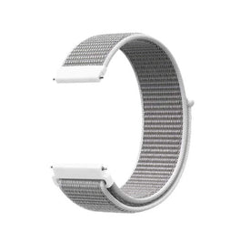 Samsung Galaxy Watch 4 | Samsung Galaxy Watch 4 - L'Empiri™ Nylon Velcro Rem - Sølv - DELUXECOVERS.DK
