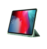 iPad Pro 12,9 (2020) | iPad Pro 12,9" (2020) - LUX™ Silikone Tri-Fold Cover - Lysegrøn - DELUXECOVERS.DK