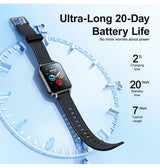 Gadgets | Vandtæt Smartwatch/Aktivitetsur mål skridt, puls, søvn - JOYROOM™ - DELUXECOVERS.DK