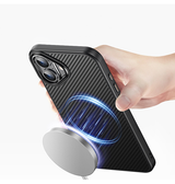 iPhone 16 Plus | <AAA>iPhone 16 Plus - DeLX™ Full Carbon Cover - MagSafe Kompatibel - DELUXECOVERS.DK