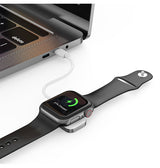 Apple Watch Tilbehør | WIWU™ Trådløs Oplader til Apple Watch (USB-C) - Hvid - DELUXECOVERS.DK