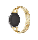 Samsung Galaxy Watch FE | Samsung Galaxy Watch FE (40mm) - Diamant Rustfrit Stål Dame Urrem - Guld - DELUXECOVERS.DK