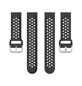 Samsung Galaxy Watch FE | Samsung Galaxy Watch FE (40mm) - 4Run™ Silikone Løbe Sportsrem - Sort - DELUXECOVERS.DK