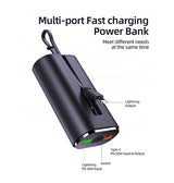 Powerbank | Apple Watch | Trådløs magnetisk oplader / Powerbank - 5000mAh - DELUXECOVERS.DK