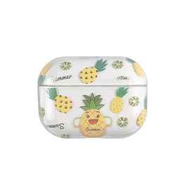 Airpods Pro 2 | AirPods Pro | Hello Summer Beskyttelse Cover - Pineapple - DELUXECOVERS.DK