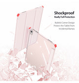 iPad 10.9" (2022) | iPad 11" (2025) / iPad 10.9" (2022) - Dux Ducis™ Mesh Design Trifold Cover - Lyserød - DELUXECOVERS.DK