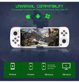 Gadgets | DeLX™ - Mobil Controller/Gamepad m. BT 5.0 - Hvid - DELUXECOVERS.DK