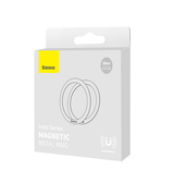 Tilbehør | Klistermærke Magnet - MagSafe Ring - Sølv - 2 Stk. - DELUXECOVERS.DK