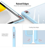 iPad 10.9" (2022) | iPad 11" (2025) / iPad 10.9" (2022) - Dux Ducis™ Mesh Design Trifold Cover - Blå - DELUXECOVERS.DK