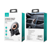Mobilholder | USAMS™ Trådløs Bilholder - MagSafe Kompatibel - 15W - DELUXECOVERS.DK
