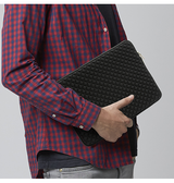 Computer Sleeve | Computer/PC 11" - DeLX™ Diamond Neopren Sleeve - Sort - DELUXECOVERS.DK