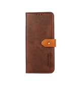 iPhone 15 Plus | iPhone 15 Plus - KHAZNEH™ Dual Læder Cover Etui M. Pung - Brun - DELUXECOVERS.DK