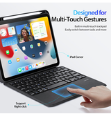 iPad 10.9" (2022) | iPad 11" (2025) / iPad 10.9" (2022) - DUX DUCIS™ Cover M. Magnetisk Trådløs Tastatur - Sort - DELUXECOVERS.DK