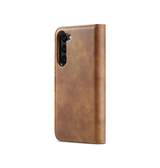 Vintage 2-i-1 læder etui (aftageligt cover) – Brun – DG.MING™ - DELUXECOVERS.DK