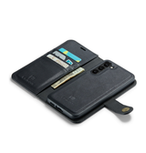 Vintage 2-i-1 læder etui (aftageligt cover) – Sort – DG.MING™ - DELUXECOVERS.DK