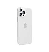 iPhone 12 Pro | iPhone 12 Pro - Ultratynd Matte Series Cover V.2.0 - Hvid/Klar - DELUXECOVERS.DK