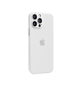 iPhone 16 Pro Max | <AAA>iPhone 16 Pro Max - Ultratynd Matte Series Cover V.2.0 - Hvid/Klar - DELUXECOVERS.DK
