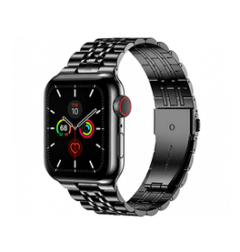 Apple Watch (38/40/SE/41/42mm) - Butterfly Stål Urlænke - Sort