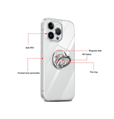 iPhone 15 Plus | iPhone 15 Plus - DeLX™ Silikone Cover M. Ring - Gennemsigtig - DELUXECOVERS.DK