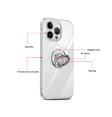 iPhone 15 Pro | iPhone 15 Pro - DeLX™ Silikone Cover M. Ring - Gennemsigtig - DELUXECOVERS.DK
